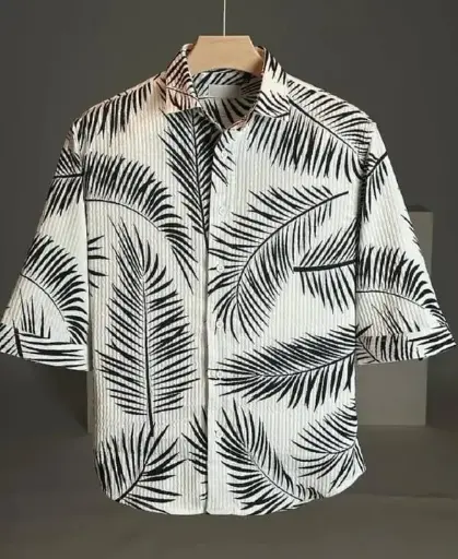 men's printed shirt
